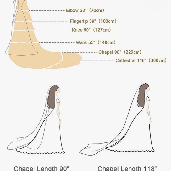 Cathedral Bridal Veils With Swarvoski Crystallized Sequins - Picture 8 of 16